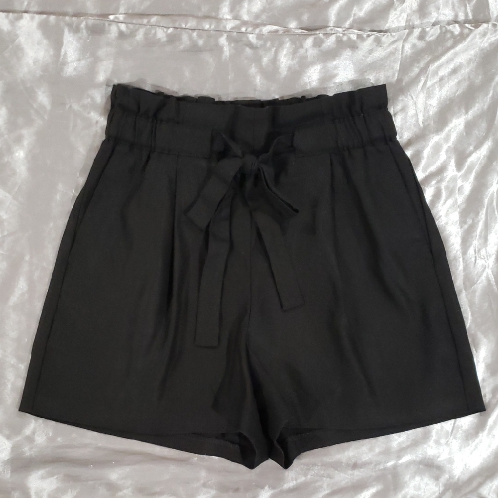 Express Black High Waist Shorts